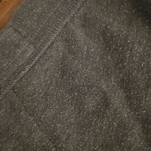 Abercrombie Charcoal Gray Shorts Embroidered Detail Vintage Medium - Picture 13 of 16